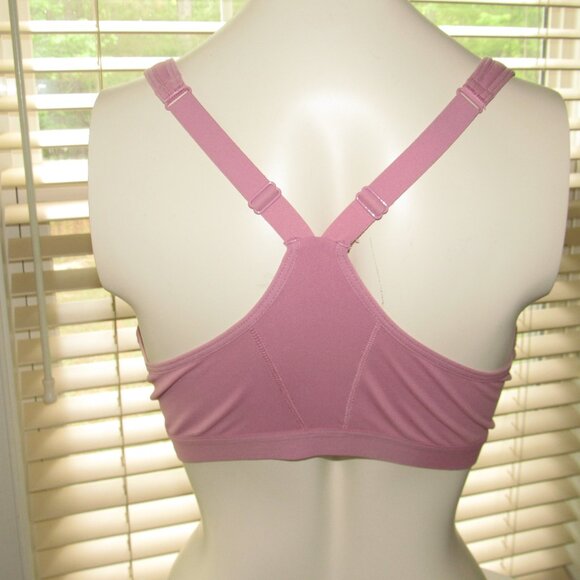 Knockout by VICTORIA’S SECRET SPORT Front Closure Zip Sports Pink Bra Size 36C - Picture 2 of 5